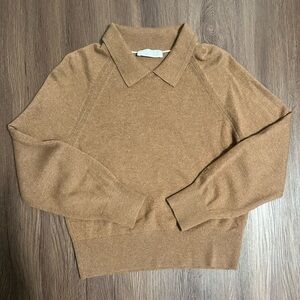 Everlane The Cashmere Collared Sweater